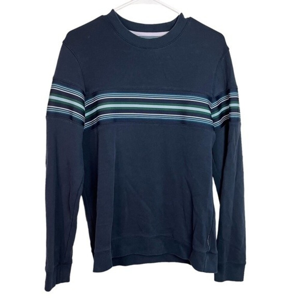 Ted Baker Navy Blue Sumo Striped Crewneck Sweater Size 2 (S) Women